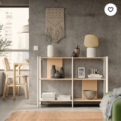 IKEA 木製ラック ホワイトの画像