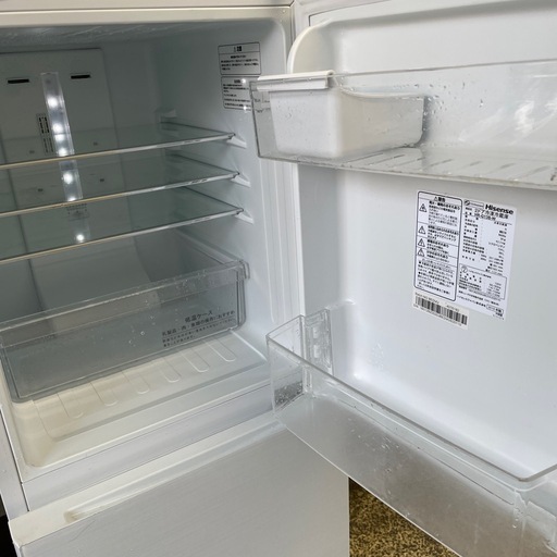 ハイセンス　2ドア冷凍冷蔵庫　HR-G13-W ハイアール　洗濯機　5.5kg　JW-C55A 