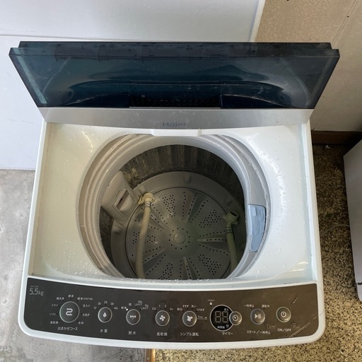 ハイセンス　2ドア冷凍冷蔵庫　HR-G13-W ハイアール　洗濯機　5.5kg　JW-C55A 