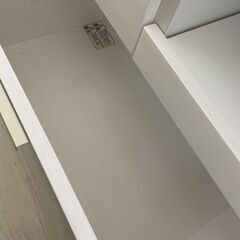 【ジャングルジャングル滋賀草津店】ジモティ来店特価‼ 食器棚 ニトリ ホワイト J-251223の画像