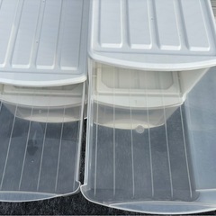 衣装ケース　プラスチックケース　大×2 中×2 4個 mw0868の画像