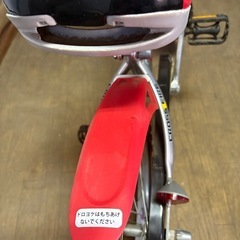 kids赤自転車の画像