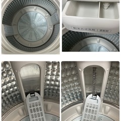 R486 ☀️ ジモティー限定特別価格！ AQUA 洗濯機 （洗濯7.0㎏) 20年製 AQW-GV70H ⭐ 動作確認済 ⭐ クリーニング済の画像