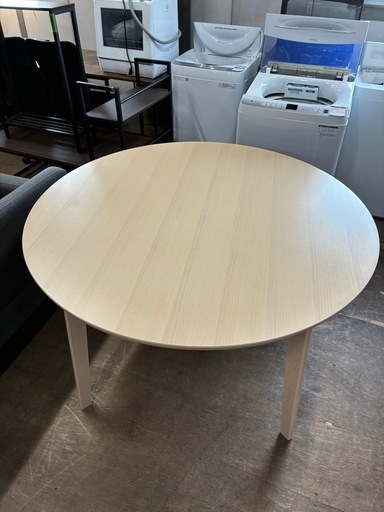美品・丸いダイニングテーブル　4人がけ（商品番号14708）