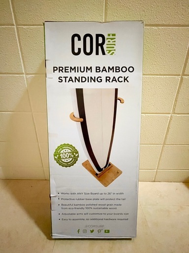 【新品・未使用】COR Surf プレミアム バンブー スタンディングラック