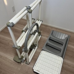 ジャングルジム付きすべり台の画像