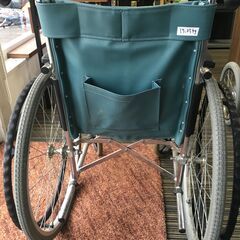 ♪松永製作所 DM-81 42 B16 車いす 車椅子 折り畳み式 ブレーキ動作確認済 介護 介助 中古 (NF251203) Zi-2346の画像