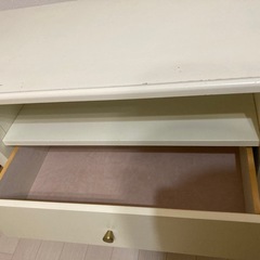 12/10まで【Francfranc】テレビ台　アイボリー　引き出し　収納の画像