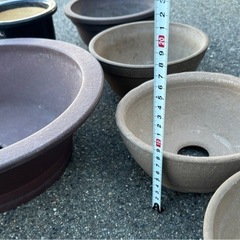 盆栽鉢セット　使いやすいサイズの6点まとめの画像