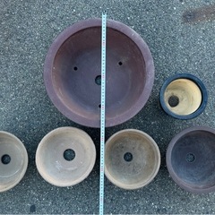 盆栽鉢セット　使いやすいサイズの6点まとめの画像
