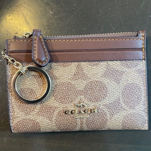 【ほぼ未使用】購入後 放置 COACH コーチ ミニ 財布 カードケース コインケース