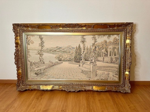 イタリア製 ゴブラン織 タペストリー 絵画