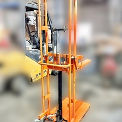 【直接引取限定】 手動式　パワーリフター 足踏み式 中古美品 実動品の画像