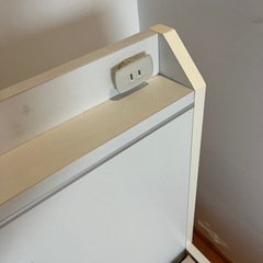 収納付きシングルベッドの画像