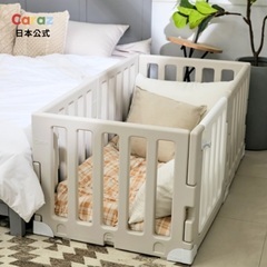 Caraz ベビーフェンス白 70cm【8枚】ベビーサークルセットの画像