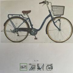 美品 アサヒサイクル　スプラウト　外装6段変速　26インチの画像