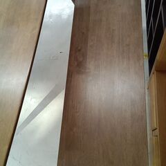 リユースのサカイ栃木店★ジモティ割あり★ NITORI ダイニングセット ブラウン W130×D75×H70 クリーニング済み TC11800の画像