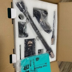 【蓋破損あり】コードレス掃除機 タッチパネル LED付き　HONITUREの画像