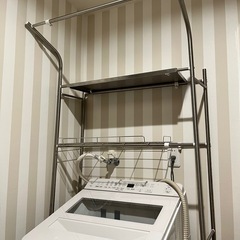 ニトリ　洗濯機ラックの画像