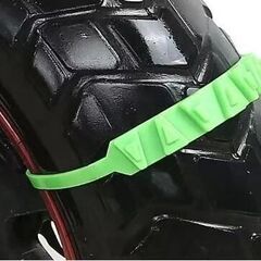 新品☆緊急用　バイクタイヤ非金属滑り止め☆　赤20本セットの画像