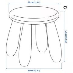 IKEA 子ども用スツールの画像