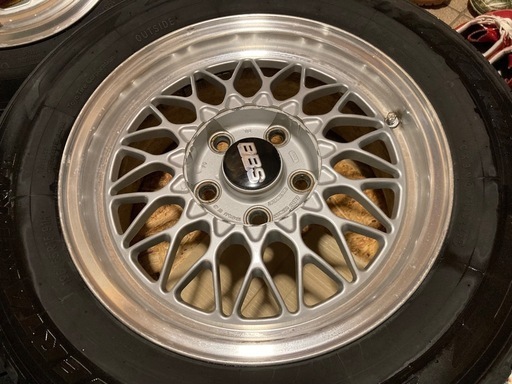 小径の美学 BBS RG トヨタハブ 15インチ 6.5JJ +40 深溝TOYOタイヤ付 195/65R15 2023年製 ブレイド ノア ヴォクシー