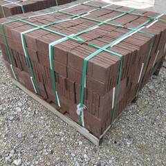 貼りレンガ　スライスレンガ　茶色　228mm×75mm×20mm　1枚～2400枚程度の画像