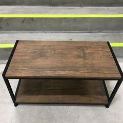＼家具＊家電のお店／【ｼﾞｬﾝｸﾞﾙｼﾞｬﾝｸﾞﾙ石川金沢店】ローテーブル 木目調 茶   W(幅)80×D(奥行き)40×H(高さ)40cmの画像