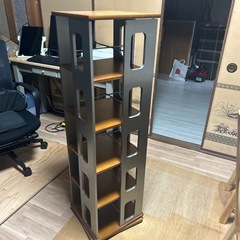 回転式　本棚の画像