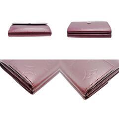 ルイヴィトン M65126  二つ折り財布 バイオレット  LOUIS VUITTON ポルトフォイユ･エリーズ モノグラムマットの画像