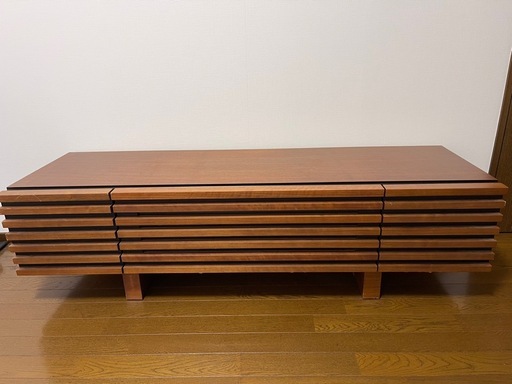 シギヤマ家具　テレビ台　ローボード　ブラウン