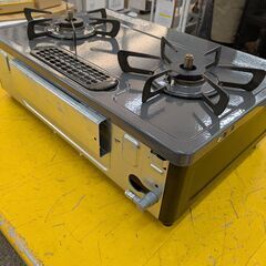 【水無し片面焼きグリル】ガステーブル ガスレンジ Rinnai リンナイ ET67BKL 2024年製 調理家電　LPガス 取扱説明書付き：グレーの画像