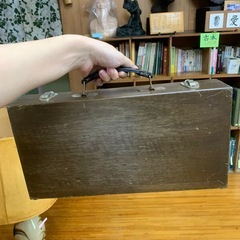 「【レトロ画材ケース】文房堂 BUMPODO 木製パレットボックスの画像