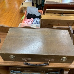 「【レトロ画材ケース】文房堂 BUMPODO 木製パレットボックスの画像