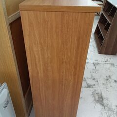 リユースのサカイ栃木店★ジモティ割あり★  シューズボックス ブラウン W87.8×D37×H100 クリーニング済み TC11803の画像