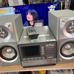 パナソニック　ミニコンポ　SA-SX400 リサイクルショップ宮崎屋　住吉店26.2.1の画像