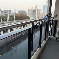 洗濯物干し竿の画像