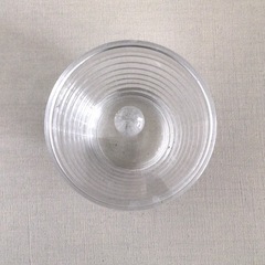 美品 IKEA 透明キャニスター 小物入れ コットンケース の画像