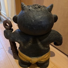 赤鬼と青鬼（黒に近いです）節分や厄除けに！の画像