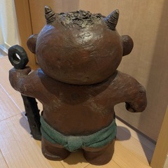 赤鬼と青鬼（黒に近いです）節分や厄除けに！の画像