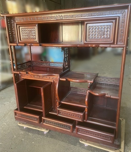 【お取引者様決定】茶箪笥 茶棚 飾り棚 タンス アンティーク レトロ 家具 