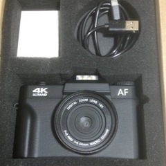 4k　デジタルカメラ　新品未使用の画像