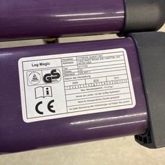 イ2512-022 レッグマジックX パープル エクササイズ キズ汚れ有りの画像