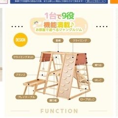 新品未使用　室内ジャングルジムの画像