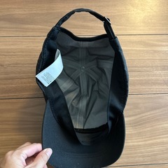 美品　MUJI 無印良品　ＵＶカット　透湿撥水　防水テープ使い　キャップ 黒の画像