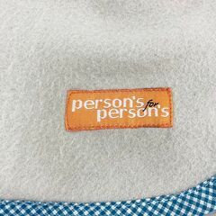 stp-3618　person's for person's　フリース　ブランケット　ベージュ系　毛布　ひざ掛け　膝　熊　防寒　冷え対策　薄手の画像