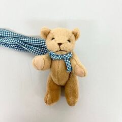 stp-3618　person's for person's　フリース　ブランケット　ベージュ系　毛布　ひざ掛け　膝　熊　防寒　冷え対策　薄手の画像