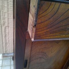 ■昭和レトロ　水屋箪笥　　アンティーク家具　　和風食器ダンス　　■の画像