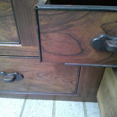 ■昭和レトロ　水屋箪笥　　アンティーク家具　　和風食器ダンス　　■の画像