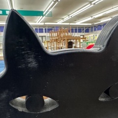 【ドリーム川西店御来店限定】☆ジモティー見たよ♪割引☆四国工芸　森のサーカス　黒猫　インテリアミニチェア／クリーニング済み【2125560000039260】の画像